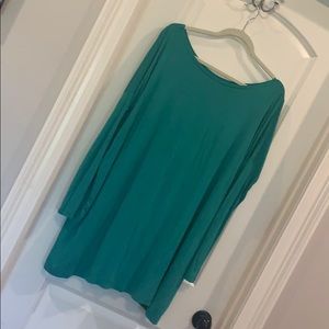 Turquoise Piko Tunic